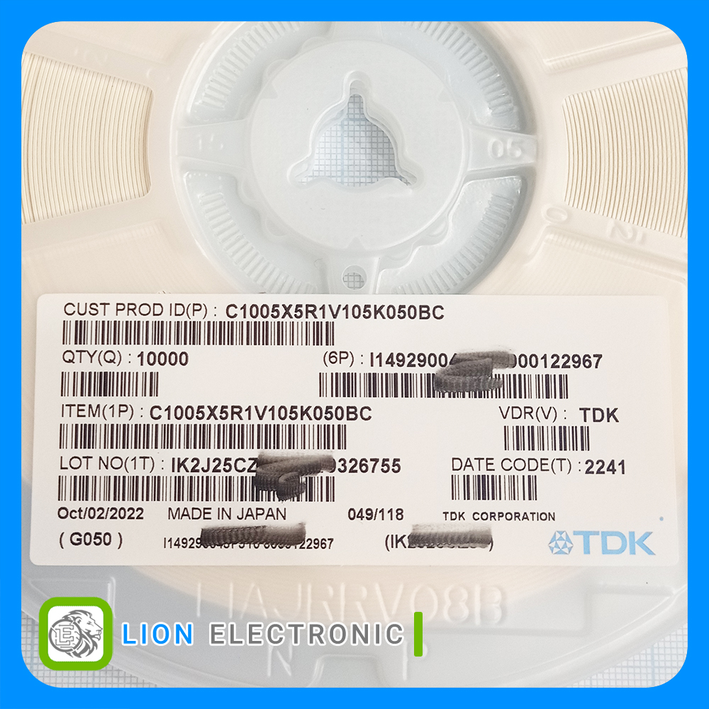 خازن C1005X5R1V105K050BC