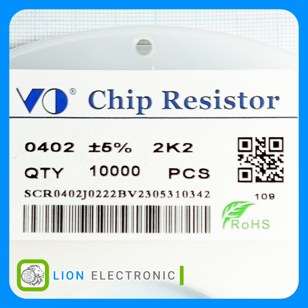 RES0402 2.2K 5%