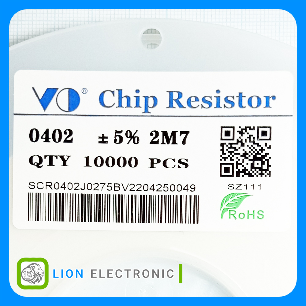 RES0402 2.7M 5%