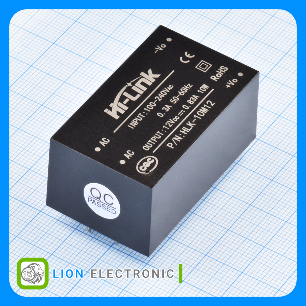 مبدل AC/DC ایزوله HLK-10M12