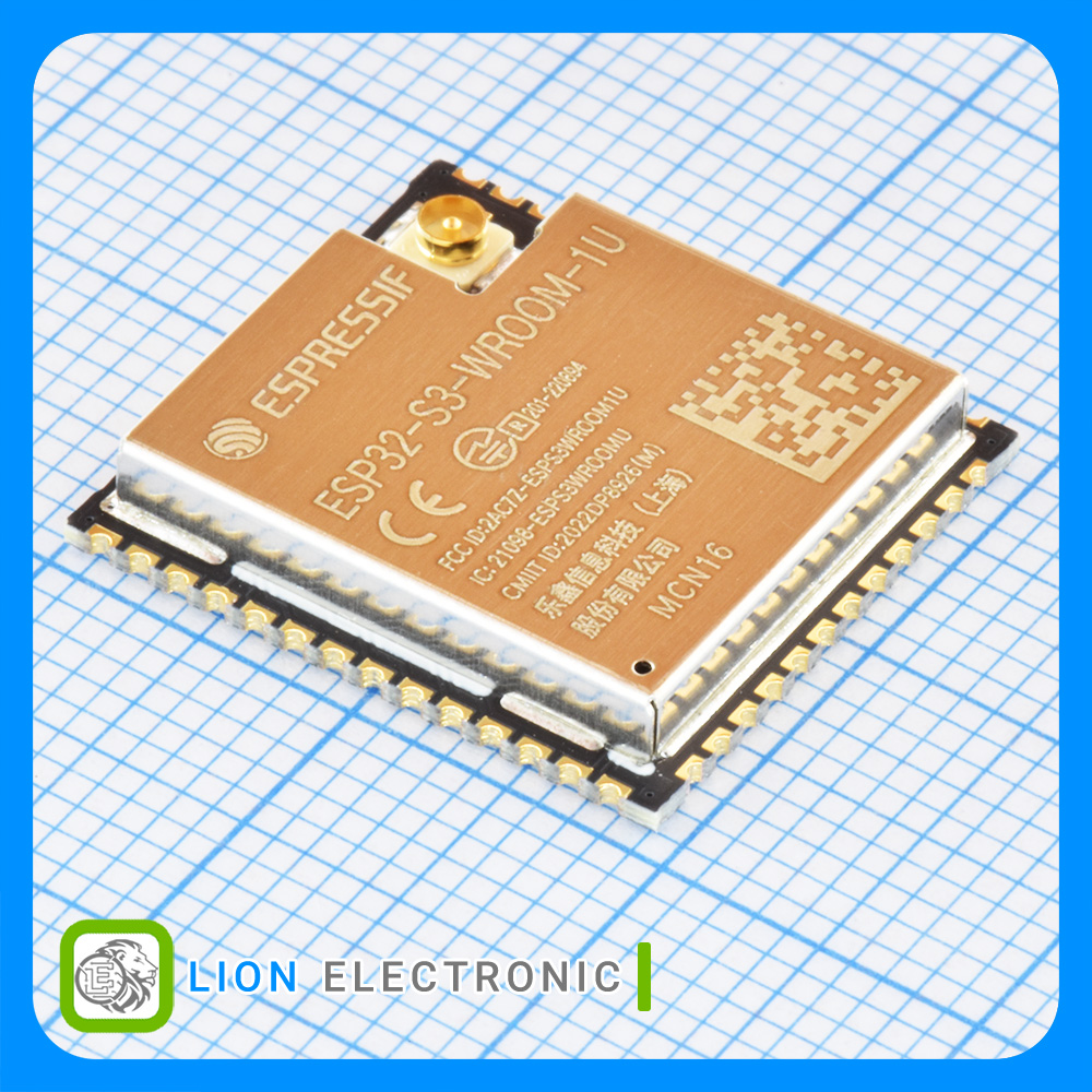 ماژول وای فای و بلوتوث ESP32-S3-WROOM-1U-N16