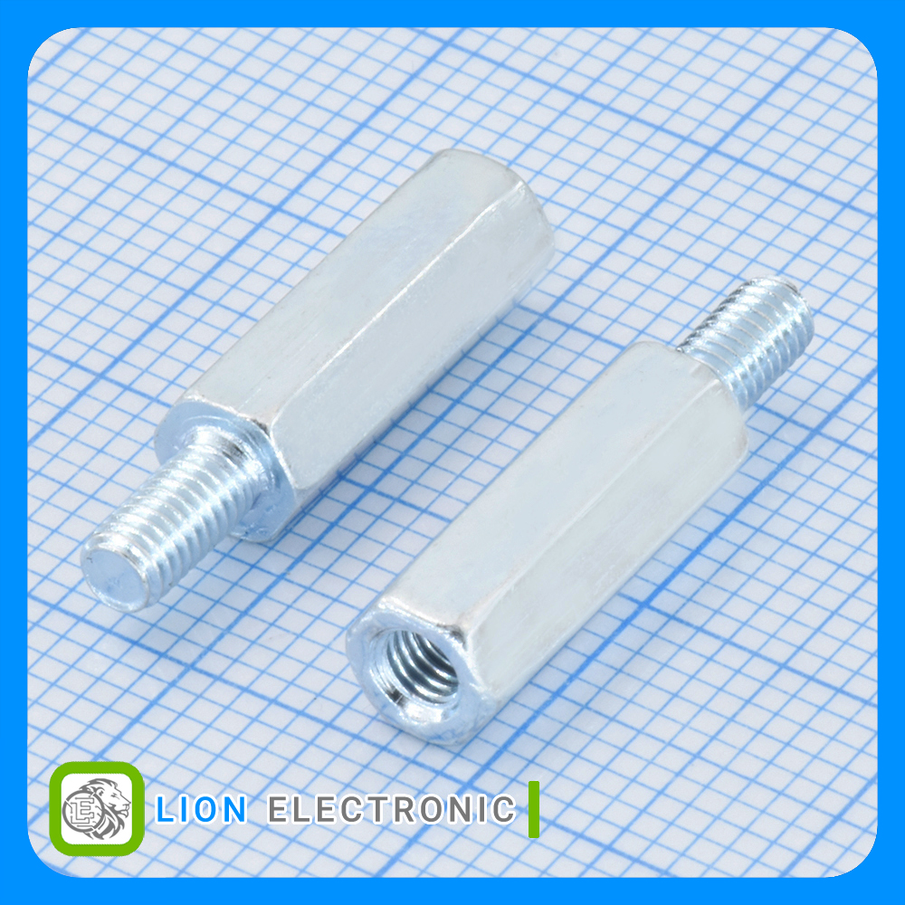 اسپیسر M-F M3 HEX 3X15+6mm