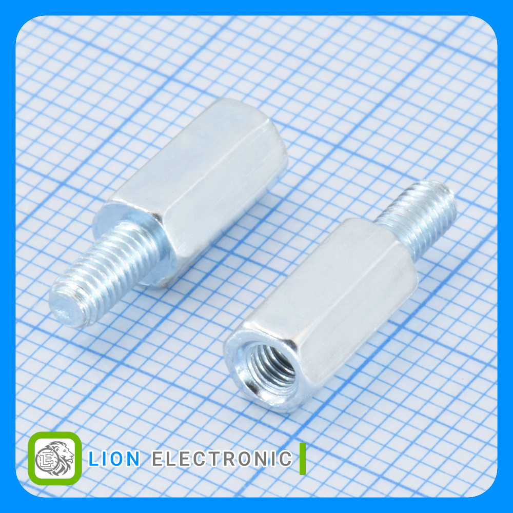 اسپیسر M-F M3 HEX 3X10+6mm