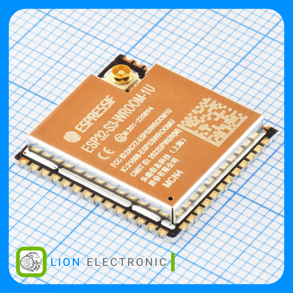 ماژول وای فای و بلوتوث ESP32-S3-WROOM-1U-N4