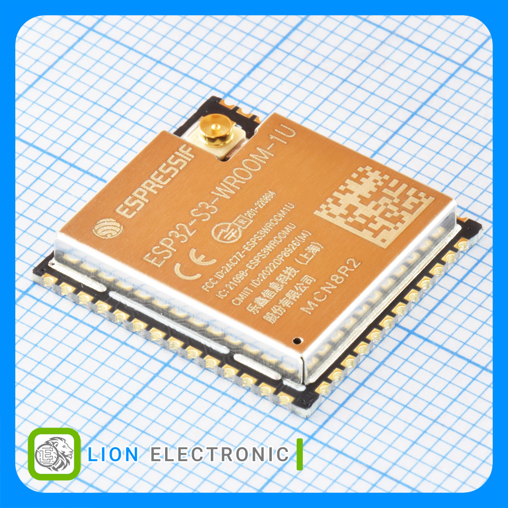 ماژول وای فای و بلوتوث ESP32-S3-WROOM-1U-N8R2