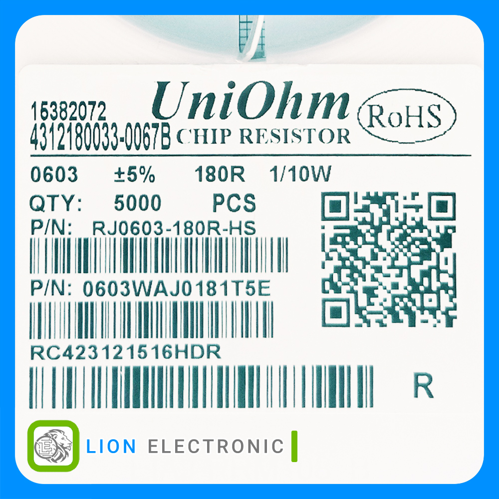 RES0603 180R 5%