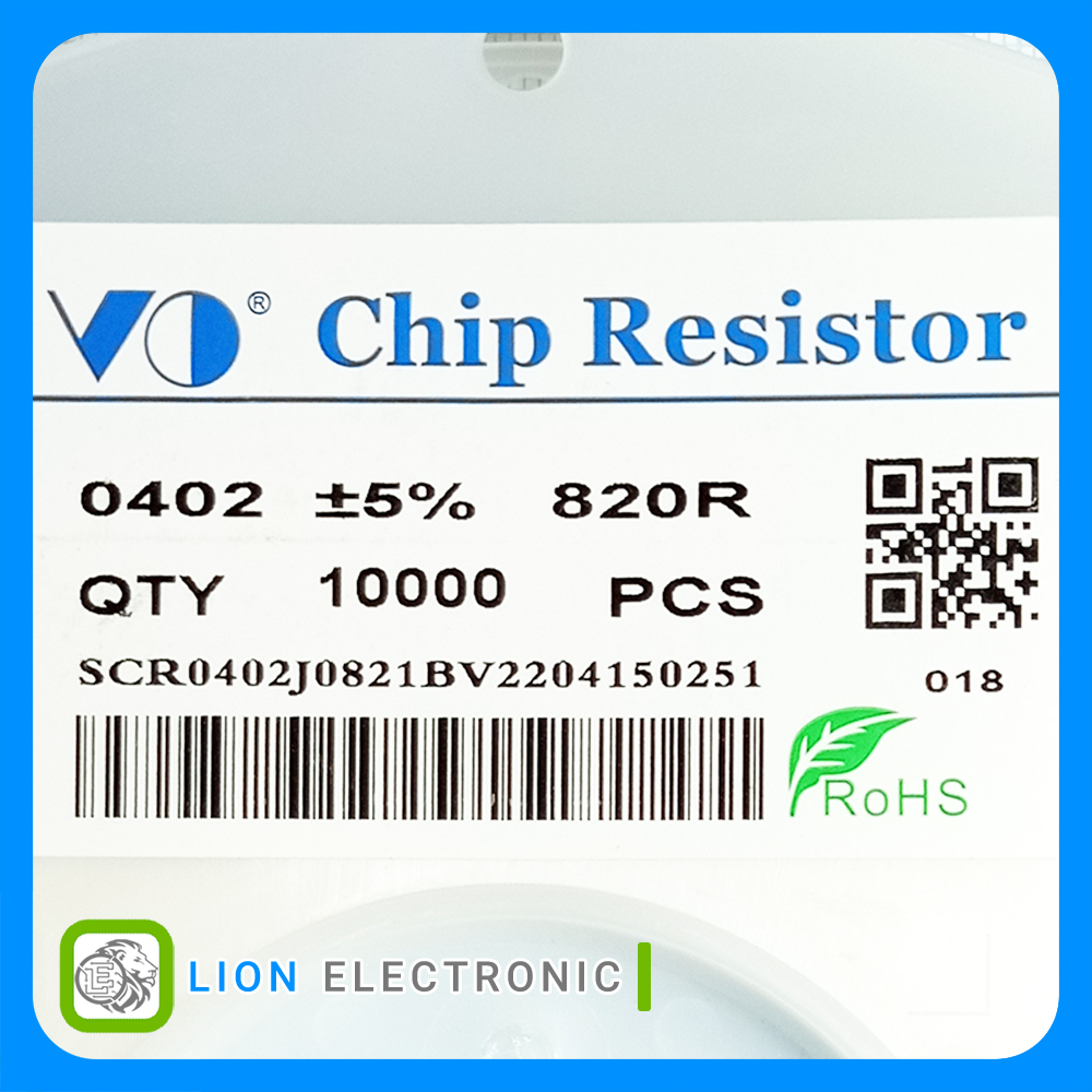 RES0402 820R 5%