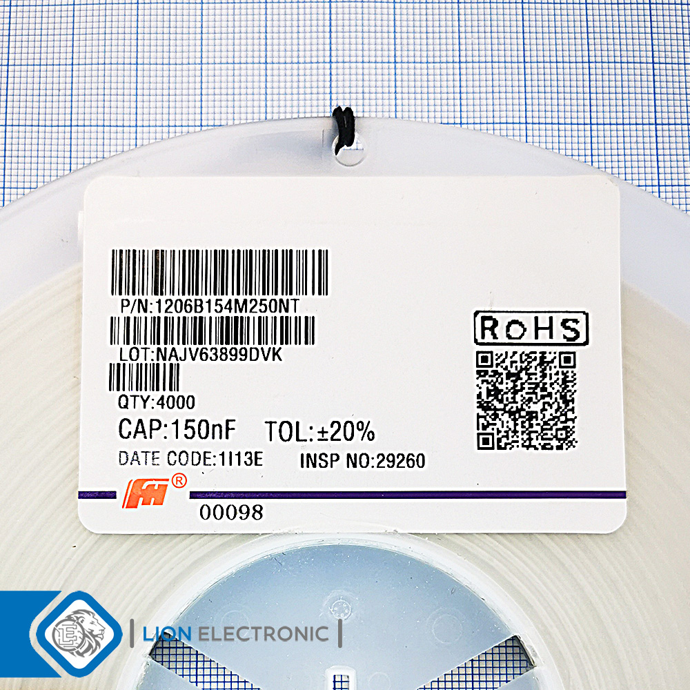 CAP1206 150nF 25V 20%