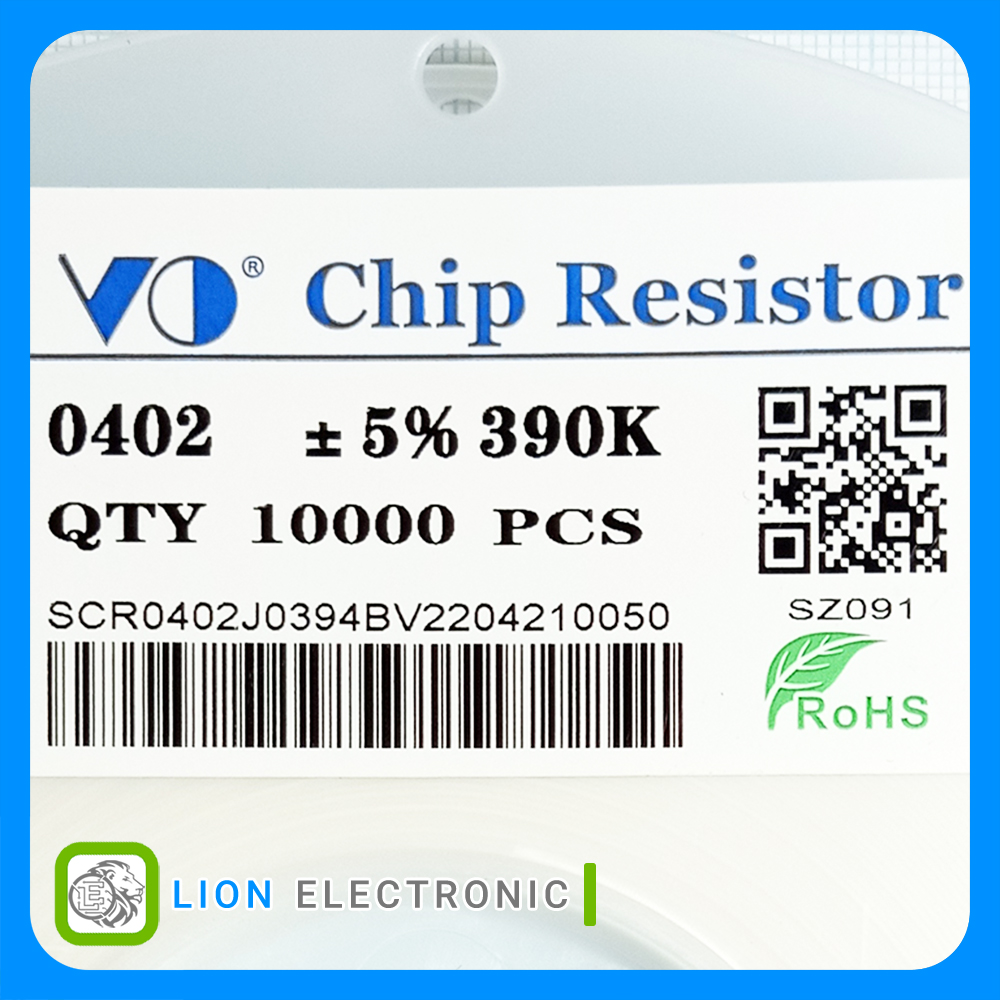 RES0402 390K 5%