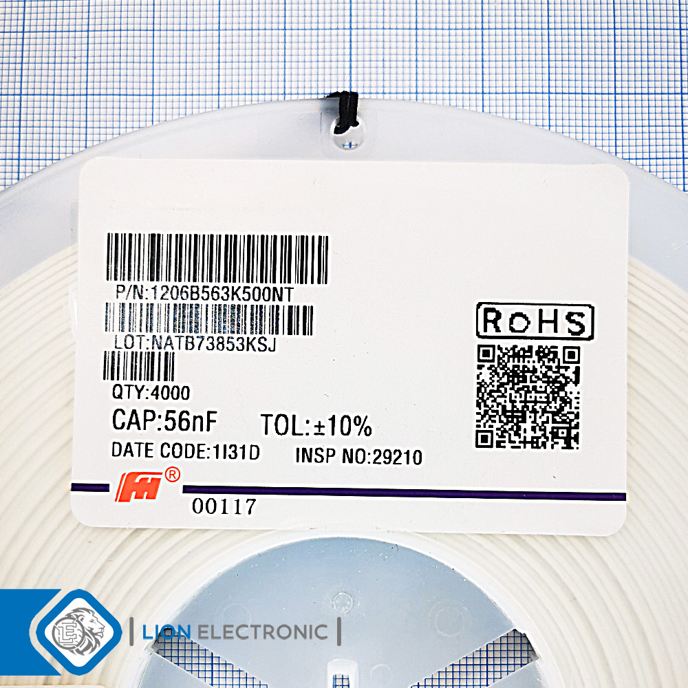 CAP1206 56nF 50V 10%