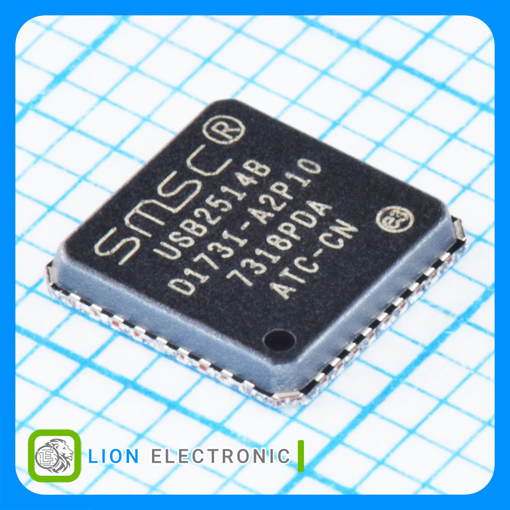 آیسی هاب کنترلر(USB 2.0) USB2514B-AEZC-TR