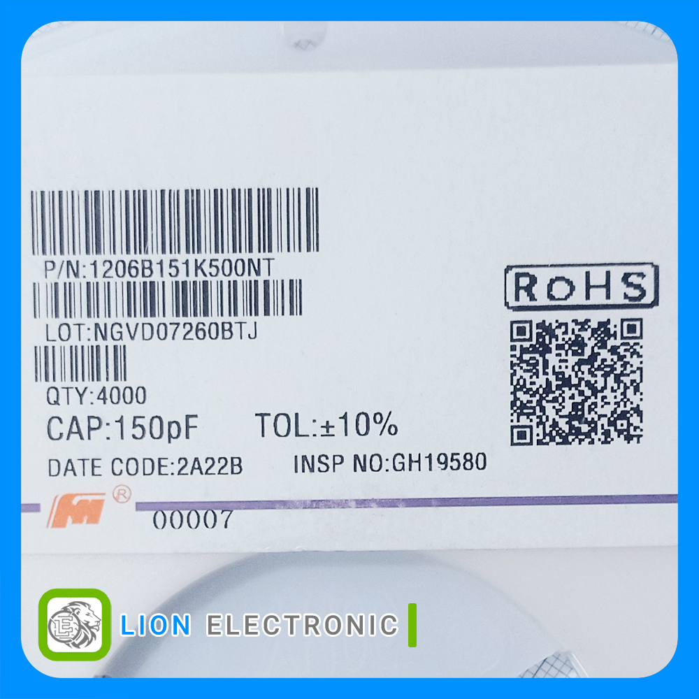 CAP1206 150pF 50V 10%