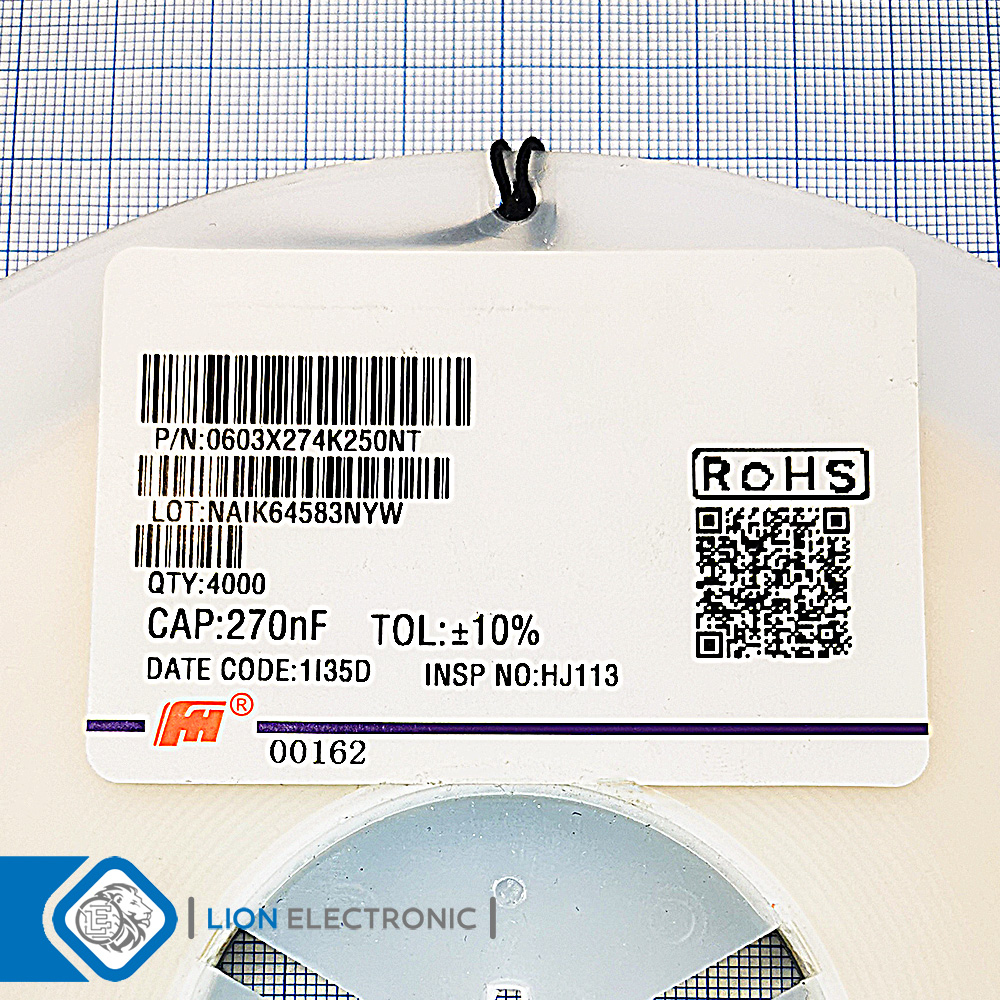 CAP0603 270nF 25V 10%