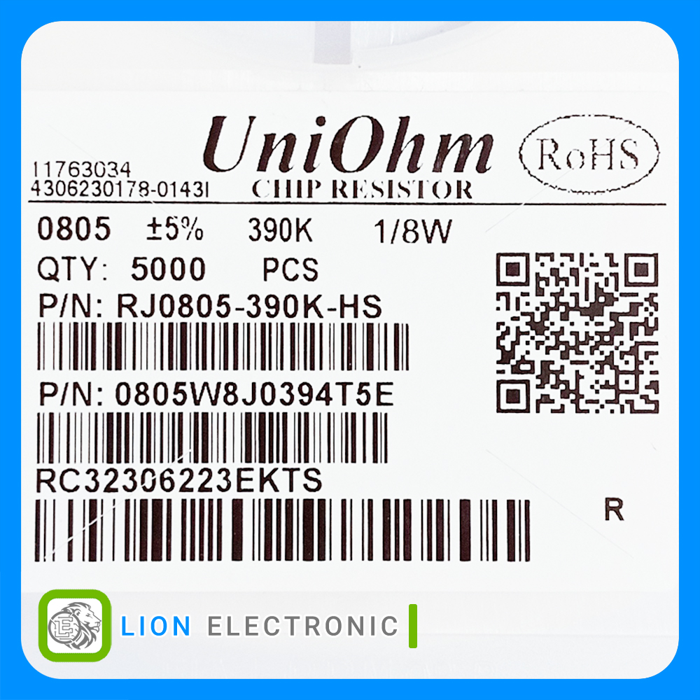 RES0805 390K 5%