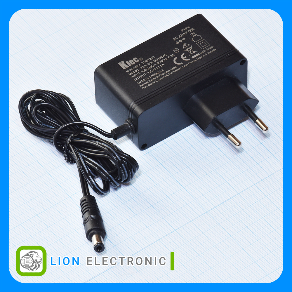 منبع تغذیه Wall-Mounted 12V 1A