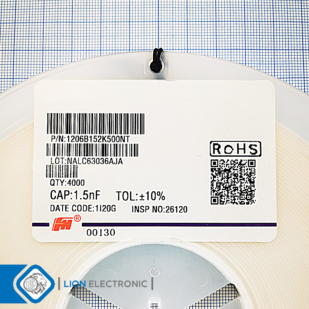 CAP1206 1.5nF 50V 10%