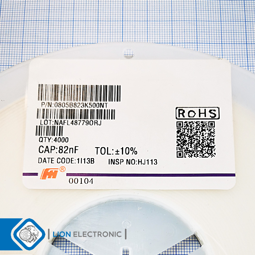CAP0805 82nF 50V 10%