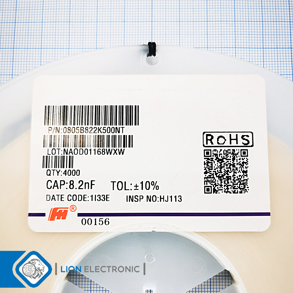 CAP0805 8.2nF 50V 10%