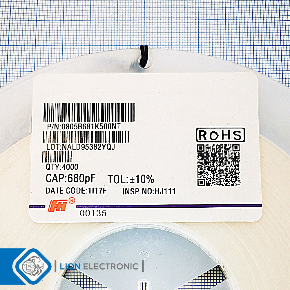 CAP0805 680pF 50V 10%