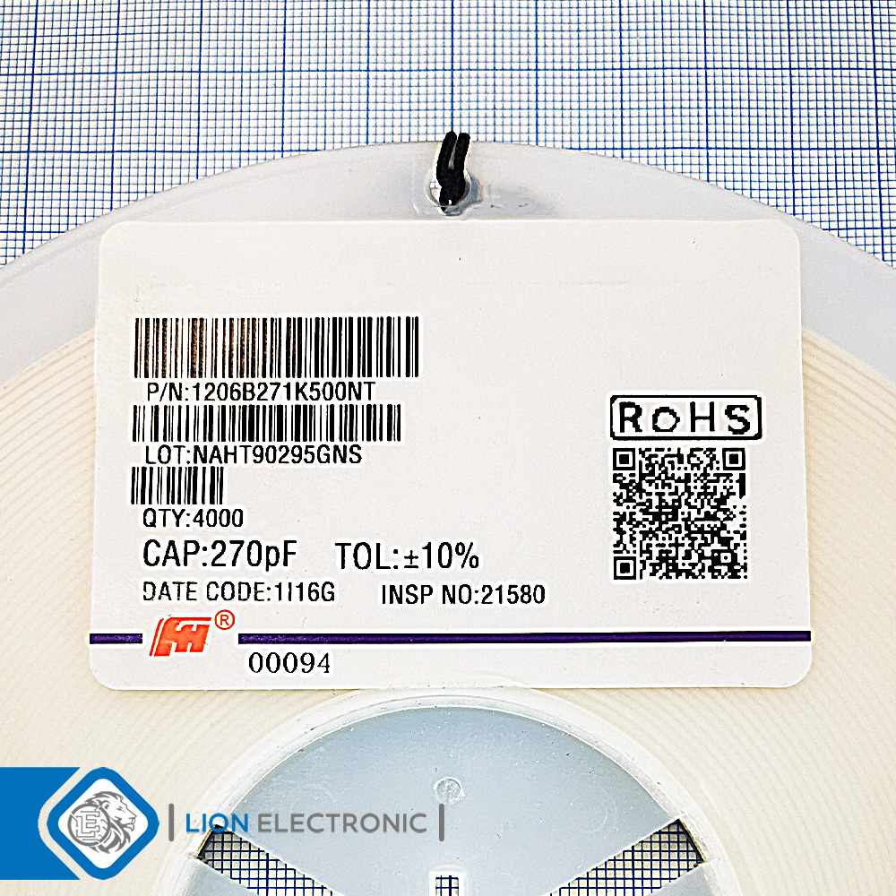 CAP1206 270pF 50V 10%