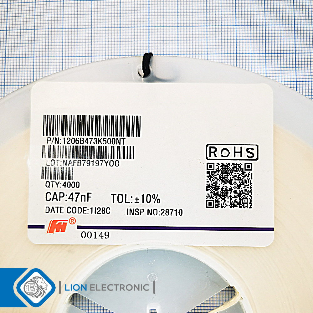 CAP1206 47nF 50V 10%