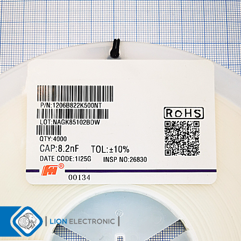 CAP1206 8.2nF 50V 10%