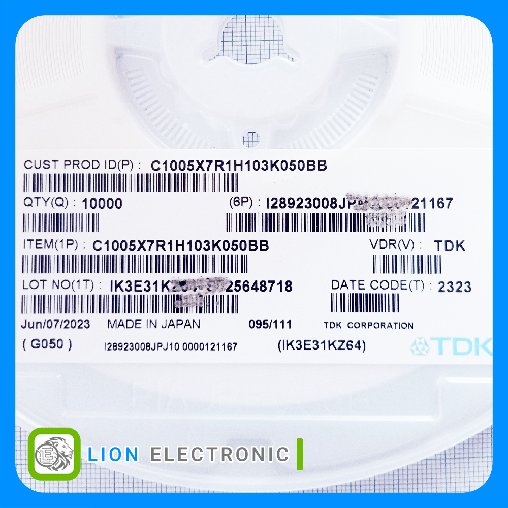 خازن C1005X7R1H103K050BB