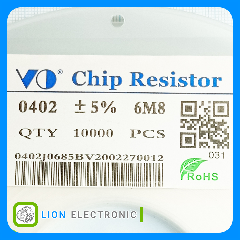 RES0402 6.8M 5%