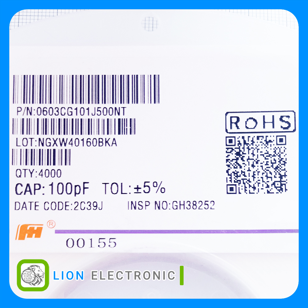 CAP0603 100pF 50V 5%