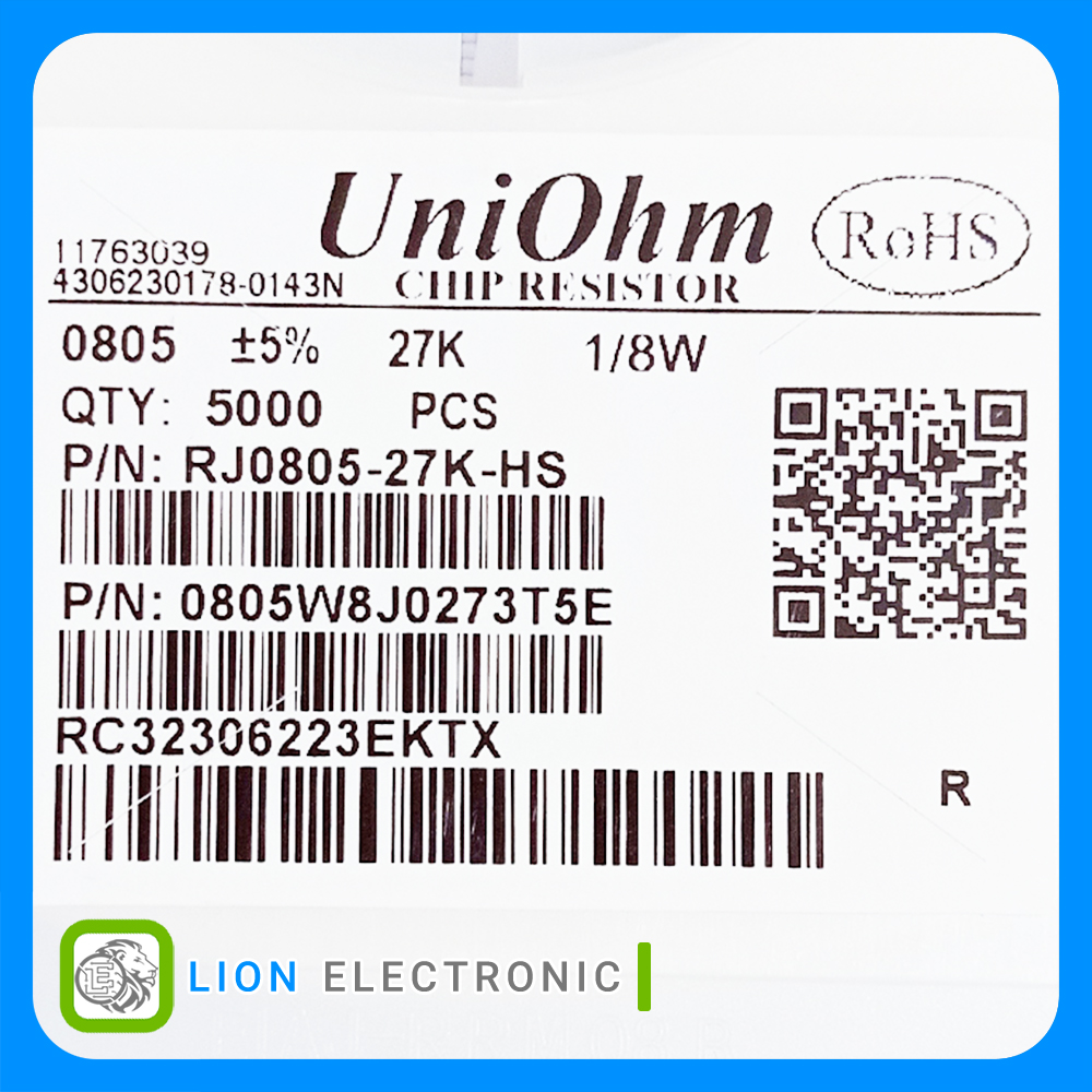 RES0805 27K 5%