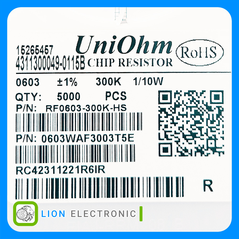 RES0603 300K 1%