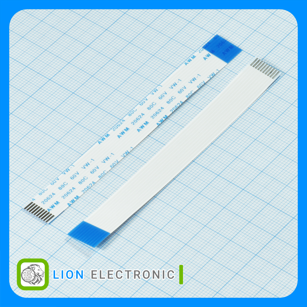 کابل فلت (Opposite Side)FFC-1.0-10P-100mm
