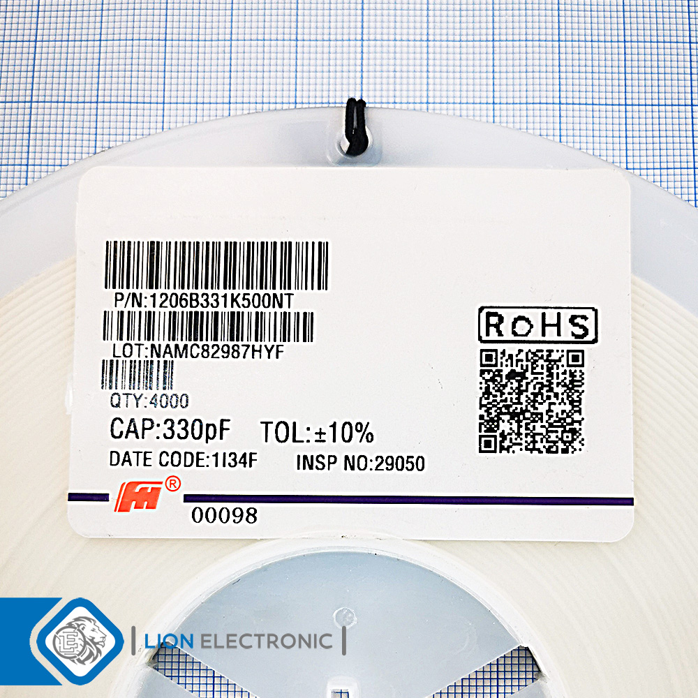 CAP1206 330pF 50V 10%