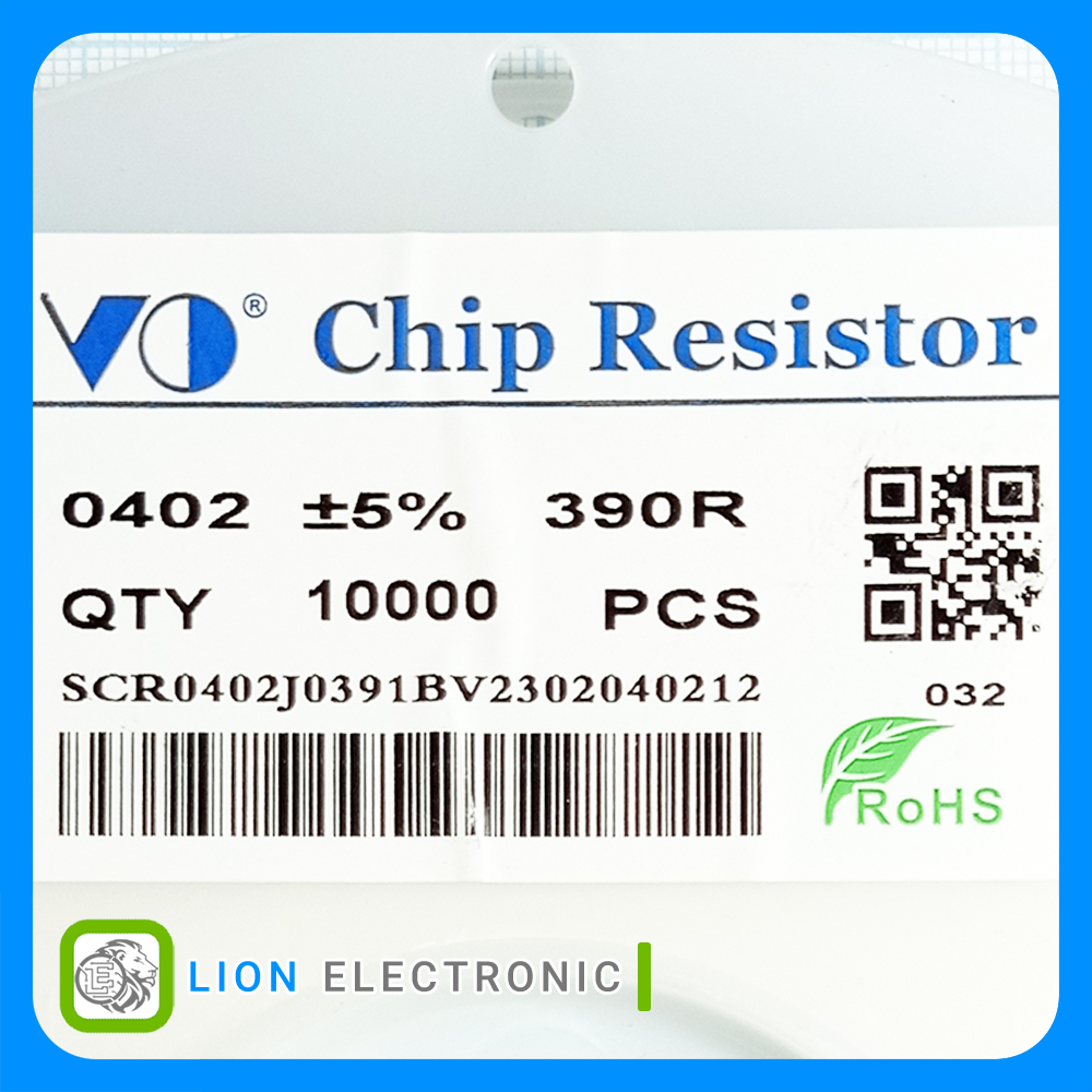 RES0402 390R 5%