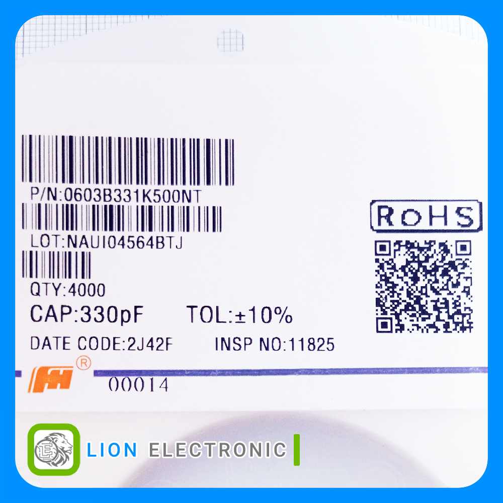 CAP0603 330pF 50V 10%