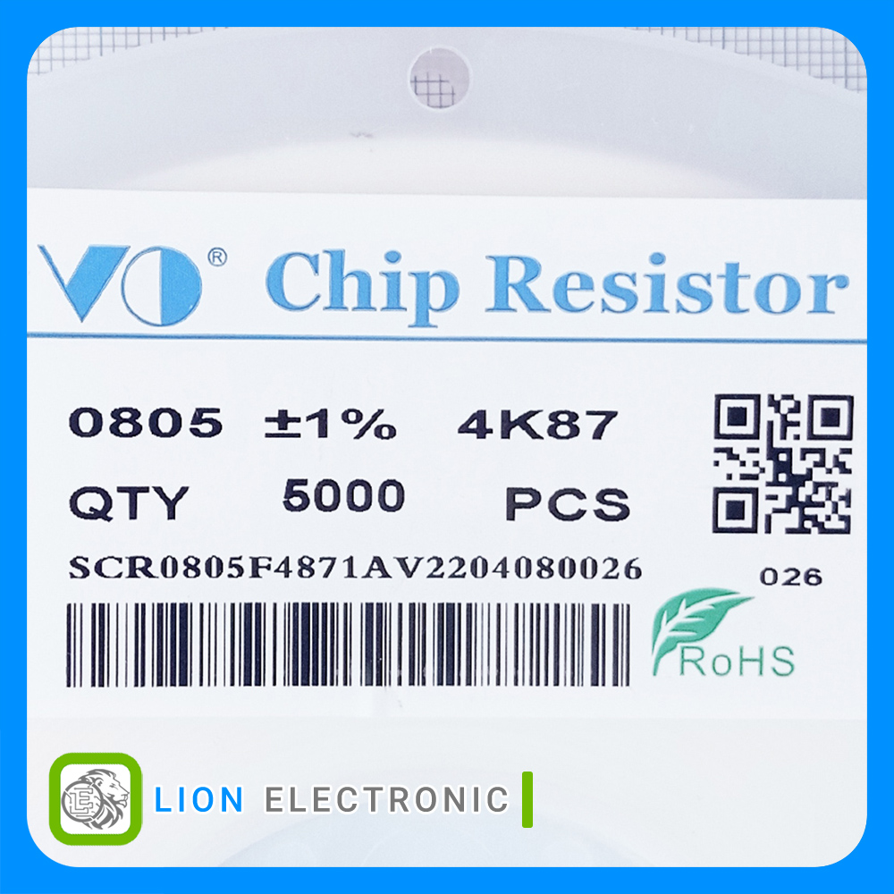 RES0805 4.87K 1%