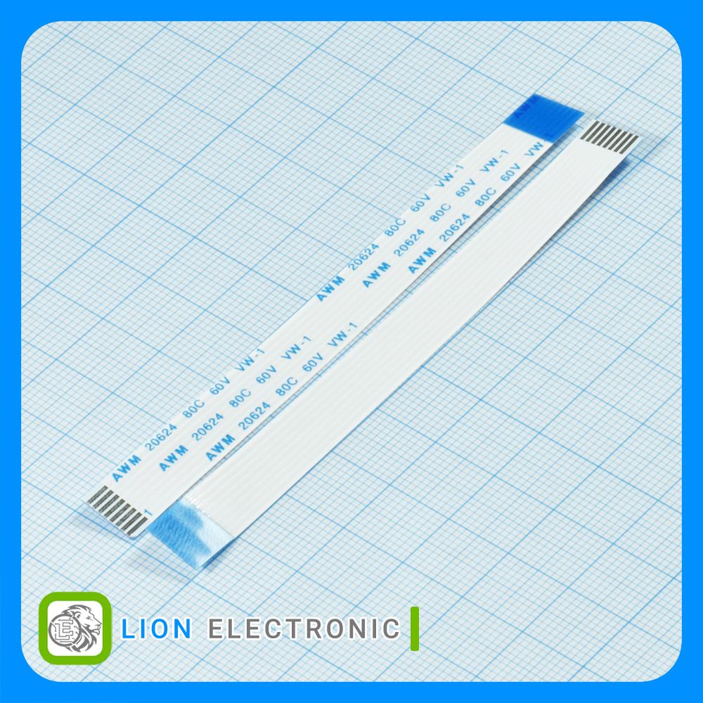 کابل فلت (Opposite Side)FFC-1.0-8P-100mm